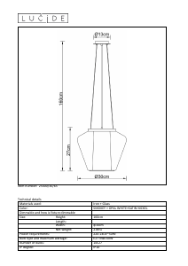 Manual Lucide 25400/30/65 Stian Candeeiro