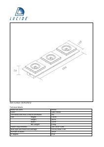 Hướng dẫn sử dụng Lucide 26191/09/12 Audi led Đèn