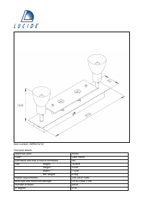 Hướng dẫn sử dụng Lucide 26992/12/12 Kolla led Đèn