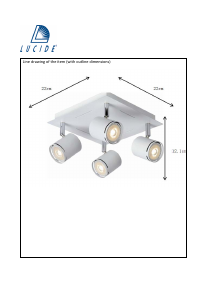 Hướng dẫn sử dụng Lucide 26994/20/31 Rilou Đèn