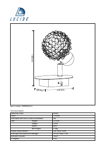 Hướng dẫn sử dụng Lucide 26999/03/11 Kyra Đèn