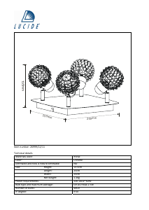 Hướng dẫn sử dụng Lucide 26999/12/11 Kyra Đèn