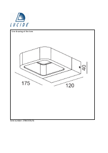 Manual Lucide 27867/05/31 Trywo Candeeiro