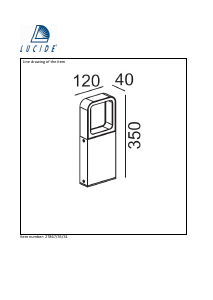 Manual Lucide 27867/35/31 Trywo Candeeiro