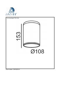 Hướng dẫn sử dụng Lucide 27870/01/31 Tubix Đèn