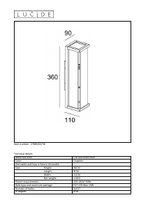 Manuale Lucide 27885/02/30 Claire mini Lampada