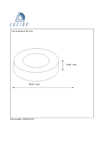 Manuale Lucide 28106/11/31 Brice Lampada