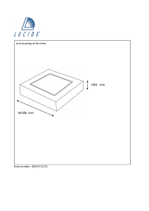 Hướng dẫn sử dụng Lucide 28107/11/31 Brice Đèn