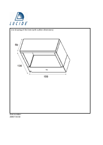 Hướng dẫn sử dụng Lucide 28857/06/30 Goa Đèn