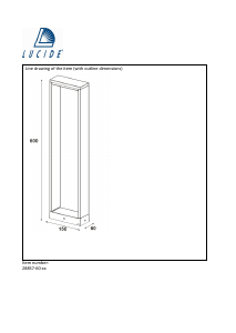 Руководство Lucide 28857/60/30 Goa Светильник