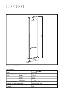 Mode d’emploi Lucide 28864/15/30 Jellum Lampe