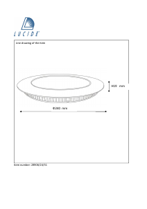 Руководство Lucide 28906/24/31 Brice Светильник