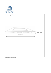 Hướng dẫn sử dụng Lucide 28907/10/31 Brice Đèn