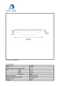 Hướng dẫn sử dụng Lucide 29205/01/31 Blanko Đèn