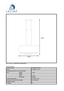 Hướng dẫn sử dụng Lucide 30390/50/97 Brunello Đèn