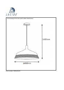 Kullanım kılavuzu Lucide 30491/45/31 Bowi Lamba