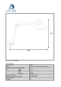 Hướng dẫn sử dụng Lucide 31283/01/30 Crunch Đèn