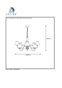 说明书 Lucide31333/08/21 Campagne灯