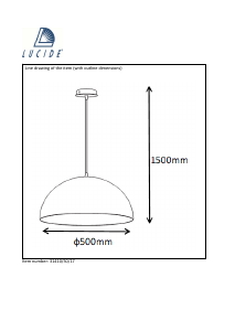 Mode d’emploi Lucide 31410/50/17 Riva Lampe