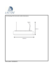 Руководство Lucide 31458/04/31 Collom Светильник