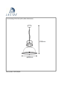 Bruksanvisning Lucide 31471/46/61 Old burdie Lampa