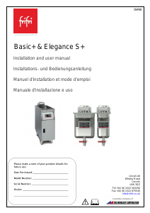 Handleiding Frifri Basic+ Friteuse