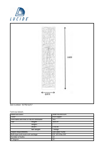 كتيب مصباح 31776/12/17 Galileo Lucide