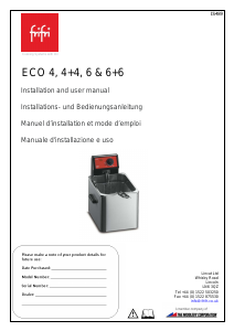 Bedienungsanleitung Frifri Eco 4+4 Fritteuse