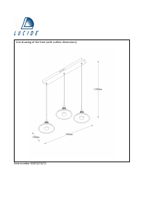 Hướng dẫn sử dụng Lucide 32452/15/11 Cosmo Đèn