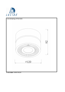 Manual Lucide 33157/10/31 Mitrax Lampă