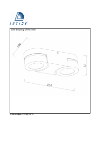 Руководство Lucide 33158/10/31 Mitrax Светильник