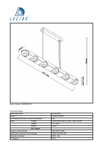 Brugsanvisning Lucide 33458/30/31 Mitrax Lampe