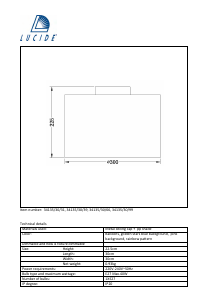 Manual Lucide 34135/30/39 K3 Lampă