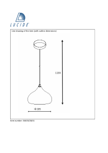 Руководство Lucide 34403/28/41 Solo Светильник