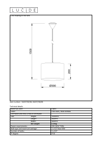 Hướng dẫn sử dụng Lucide 34437/30/66 Adrian Đèn