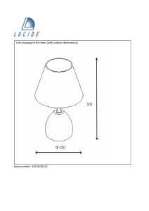 Instrukcja Lucide 34502/81/41 Solo Lampa