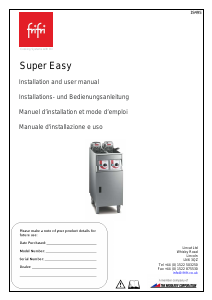 Manuale Frifri Super Easy Friggitrice