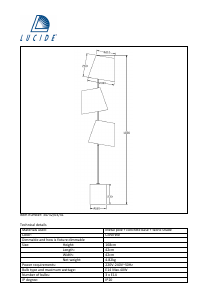 Hướng dẫn sử dụng Lucide 34732/03/41 Arjan Đèn