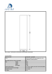 Mode d’emploi Lucide 34735/19/31 K3 Lampe