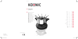 Manual Koenic KFO 150 Fondue