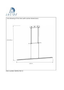 Kullanım kılavuzu Lucide 36403/30/12 Nova Lamba