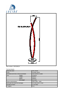 Manual Lucide 36710/30/11 Dual led Lampă