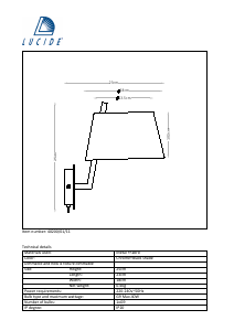 Hướng dẫn sử dụng Lucide 40200/01/11 Saxen Đèn