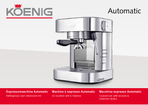 Manuale Koenig B03108 Automatic Macchina per espresso