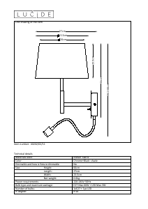 Hướng dẫn sử dụng Lucide 40202/02/11 Saxen Đèn