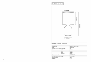 Посібник Lucide 47503/81/31 Cosby Лампа