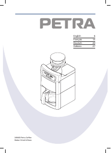 Manual Petra KM 90.07 Coffee Machine