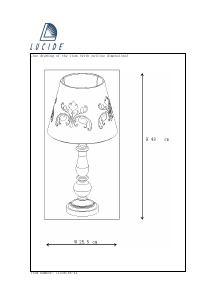 Manual Lucide 71536/48/41 Robin Lamp