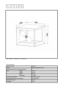 Hướng dẫn sử dụng Lucide 73102/01/15 Thor Đèn