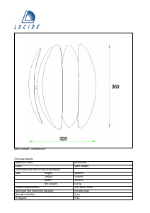 Manual Lucide 74200/02/17 Vivana Candeeiro